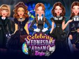 Celebrity Wednesday Addams Style