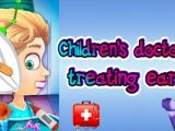 Children’s Doctor Treating Ears