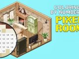 Coloring by Numbers. Pixel Room