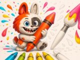 Cute Labubu Coloring Book for Kids