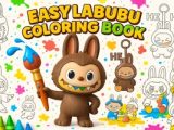 Easy Labubu Coloring Book