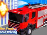 Fire Truck Rescue Driving