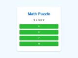 Math Puzzle