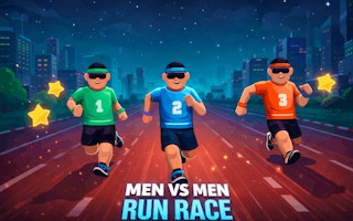 Men vs Men Run Race
