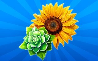 Merge Flowers in Bubbles 2048!