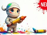 Mummy Coloring Book