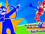Red And Blue Stickman Spy Puzzles 2
