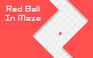 Red Ball In Maze