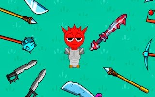Red Sprunki with a Sword