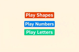 Shapes Numbers Letters