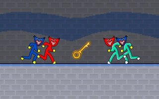 Stickman Huggy Party Duo