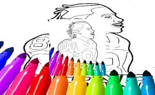 Antonio Brown Coloring Pages