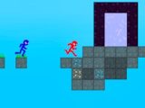 Stickman Blockworld Parkour 2