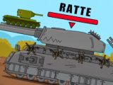 Tanks 2D Battle with Ratte